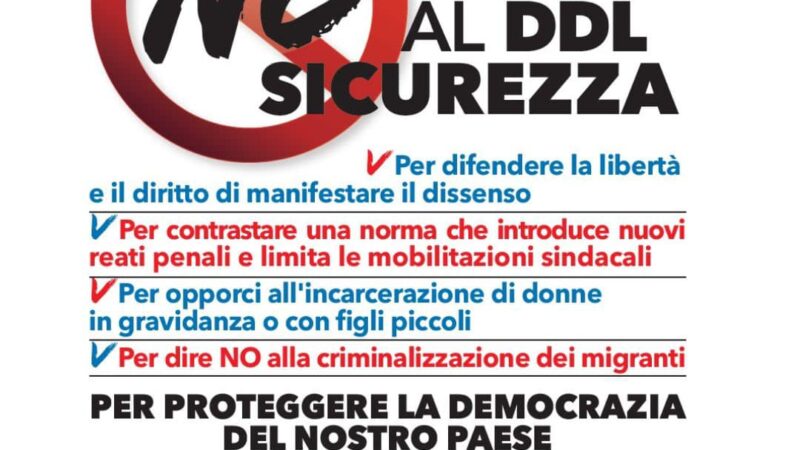 No al ddl sicurezza, Cgil e Uil piazza anche a Cagliari e Sassari