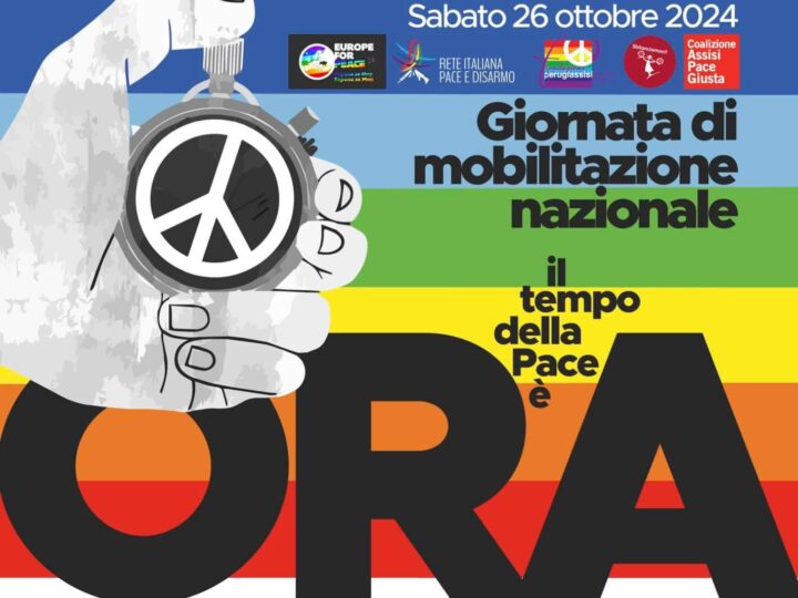 Il tempo della pace è ora! Giornata di mobilitazione nazionale in sette piazze