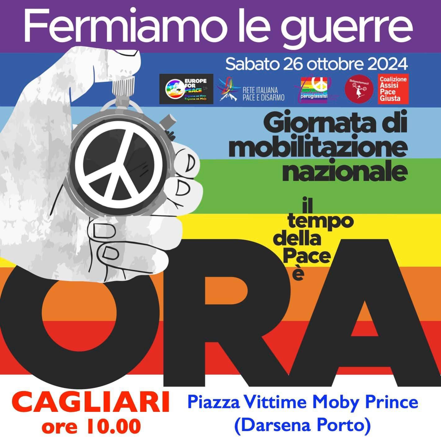 Il tempo della pace è ora! Giornata di mobilitazione nazionale in sette piazze